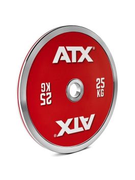 ATX UTEŽ ZA POWERLIFTING COMPETITION CALIBRATED COLOUR STEEL PLATE - KOMPLET 150 KG